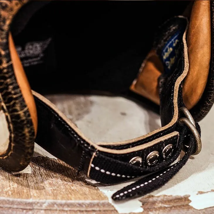 LEATHER RIM SHOT HIRO PATINA ART STUDIO ONLY ONE 001