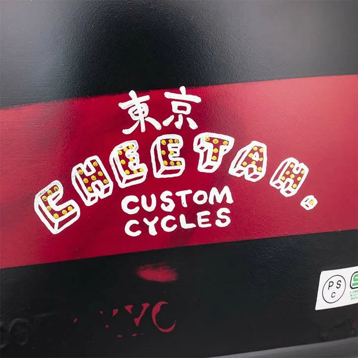 TOECUTTER SG/DOT Cheetah Custom Cycles. ONLY ONE