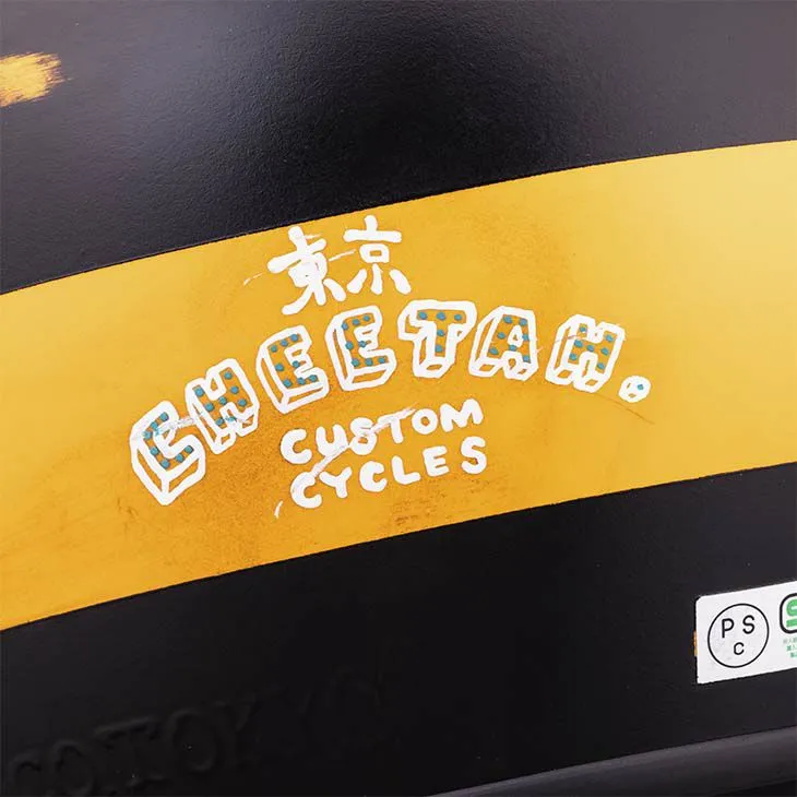 TOECUTTER SG/DOT Cheetah Custom Cycles. ONLY ONE
