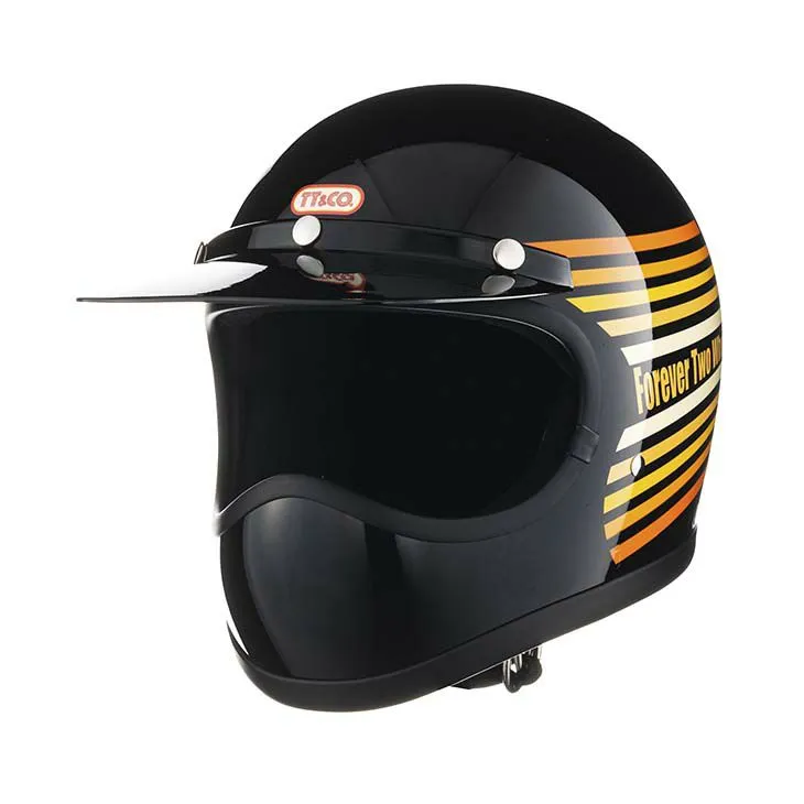 TT 全罩 彩虹 亮黑