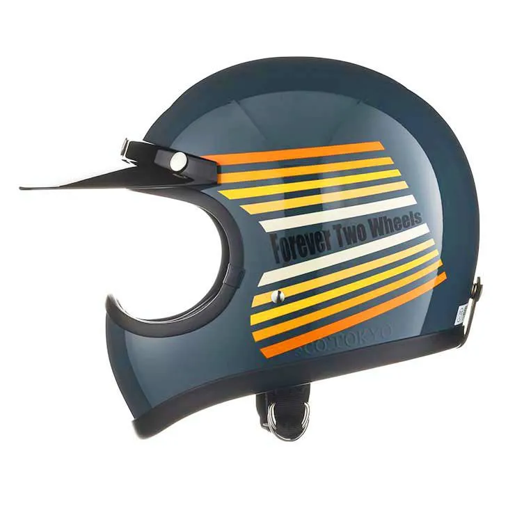 TT 全罩 彩虹 經典藍