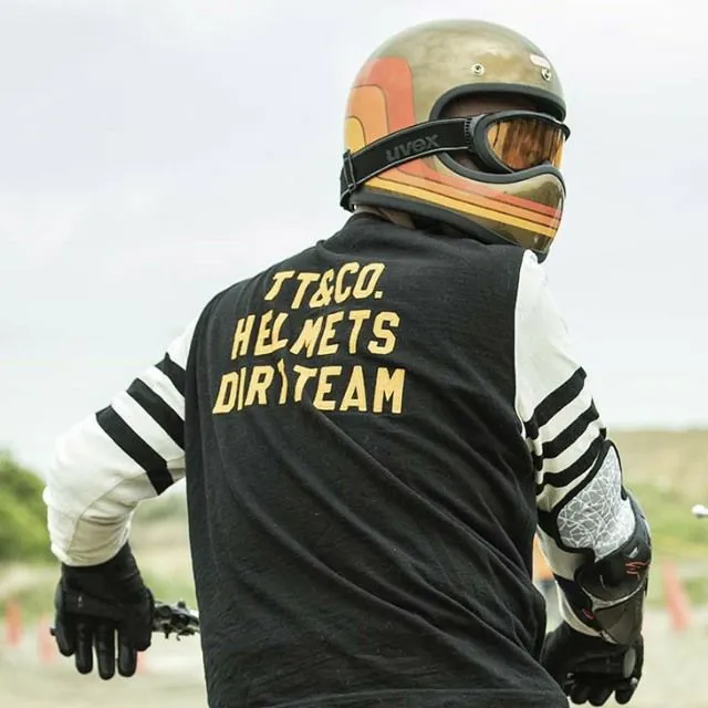 TT 全罩 70’s線條 古典金