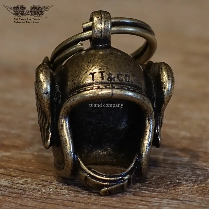 FLYING HELMET 黃銅鑰匙圈