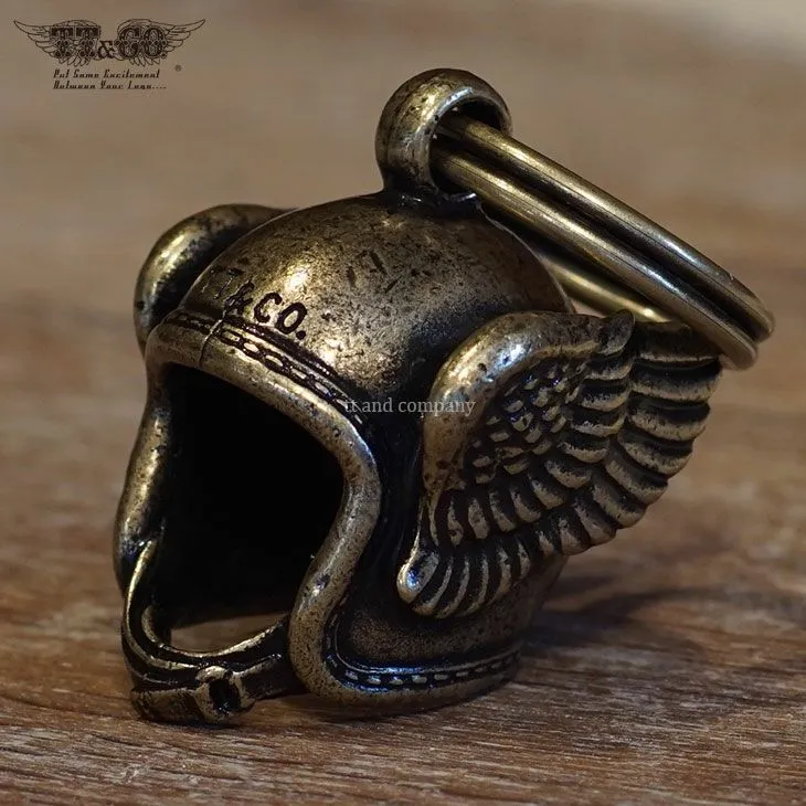FLYING HELMET 黃銅鑰匙圈