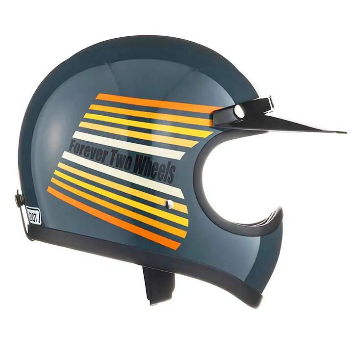 TT 全罩 彩虹 經典藍