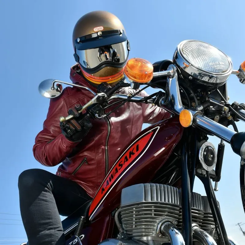 TT 全罩 70’s線條 古典金