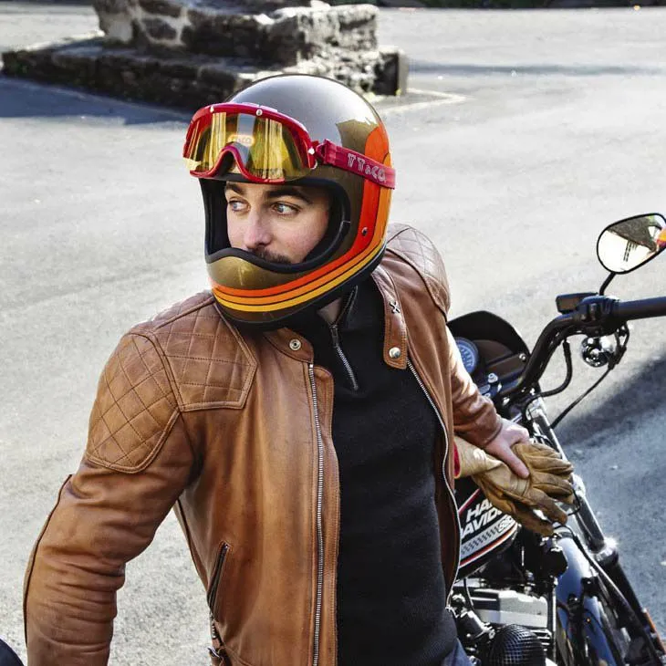 TT 全罩 70’s線條 古典金