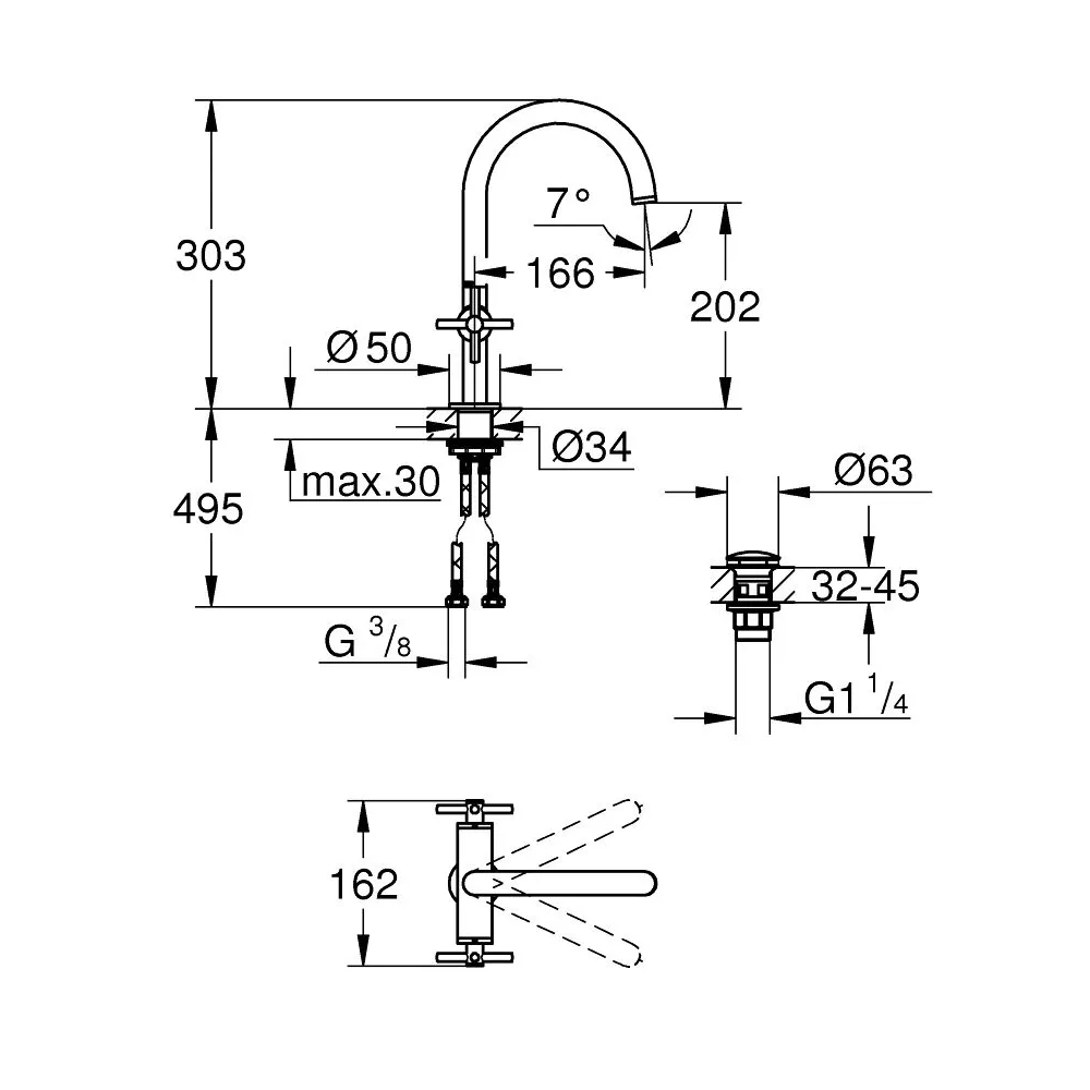 GROHE ATRIO 雙槍面用龍頭