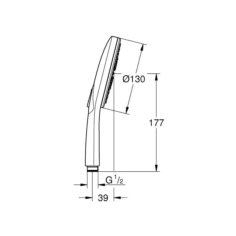 GROHE RAINSHOWER SMARTACTIVE 130 三段式蓮蓬頭
