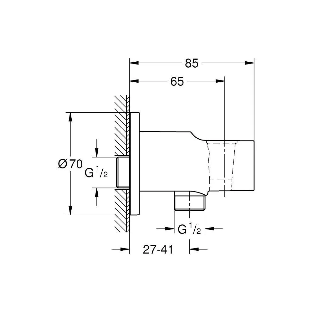 GROHE RELEXA 軟管接頭