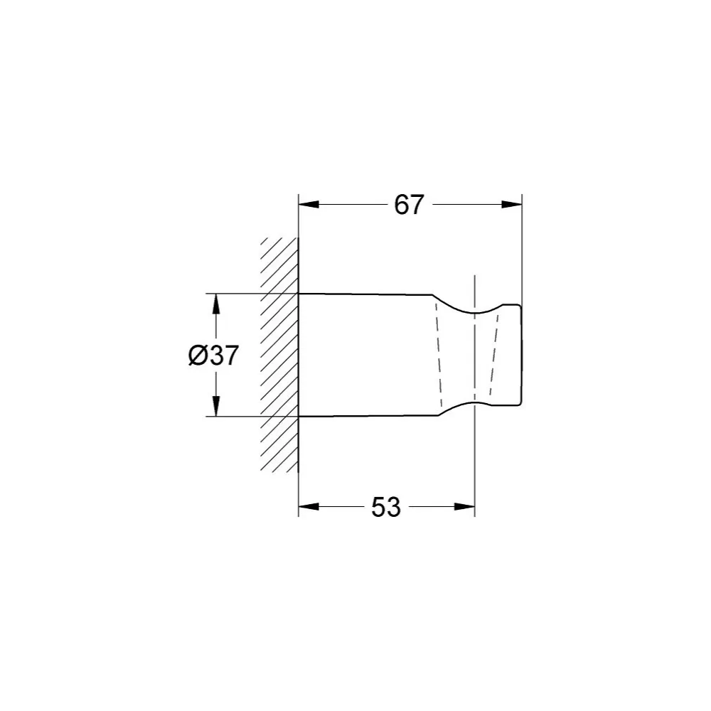GROHE RAINSHOWER 固定式掛勾
