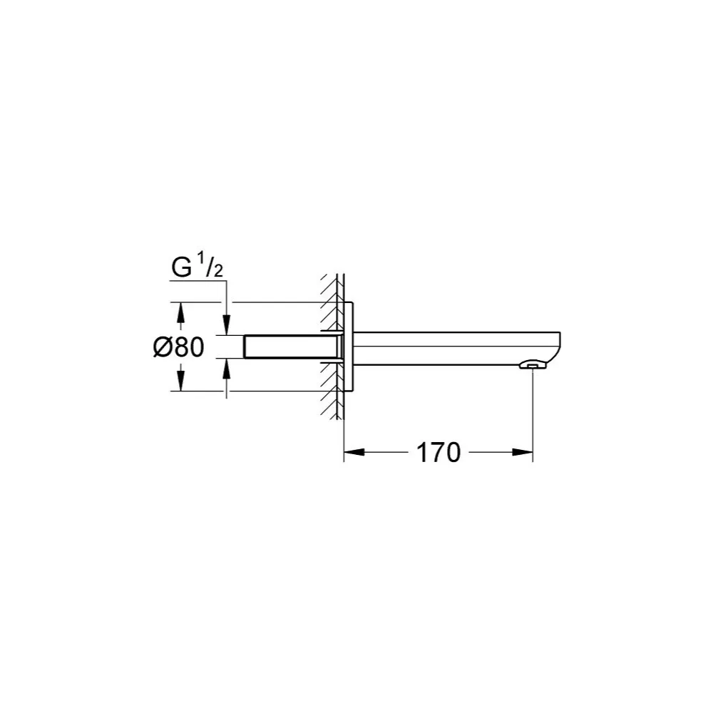 GROHE EUROSMART COSMOPOLITAN 出水頭