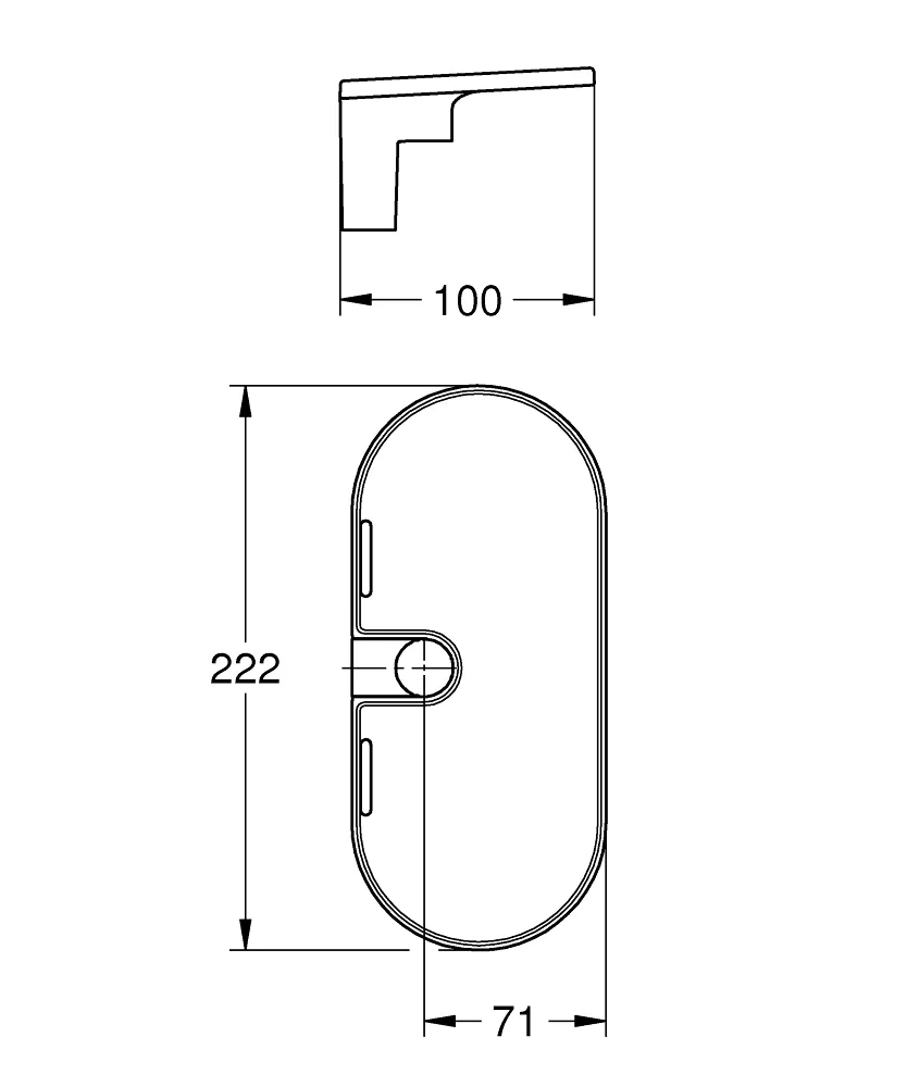 GROHE TEMPESTA EASYREACH 皂盤