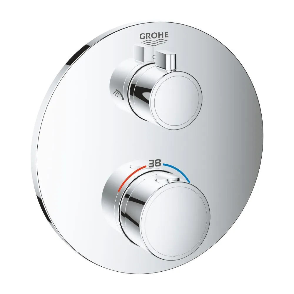 GROHE GROHTHERM THERMOSTATIC 埋壁式定溫浴用龍頭外部