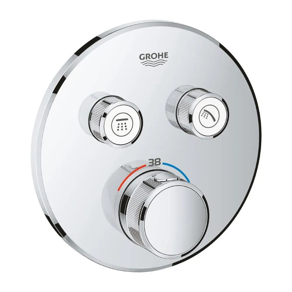 GROHE GROHTHERM SMARTCONTROL 埋壁式定溫浴用龍頭外部