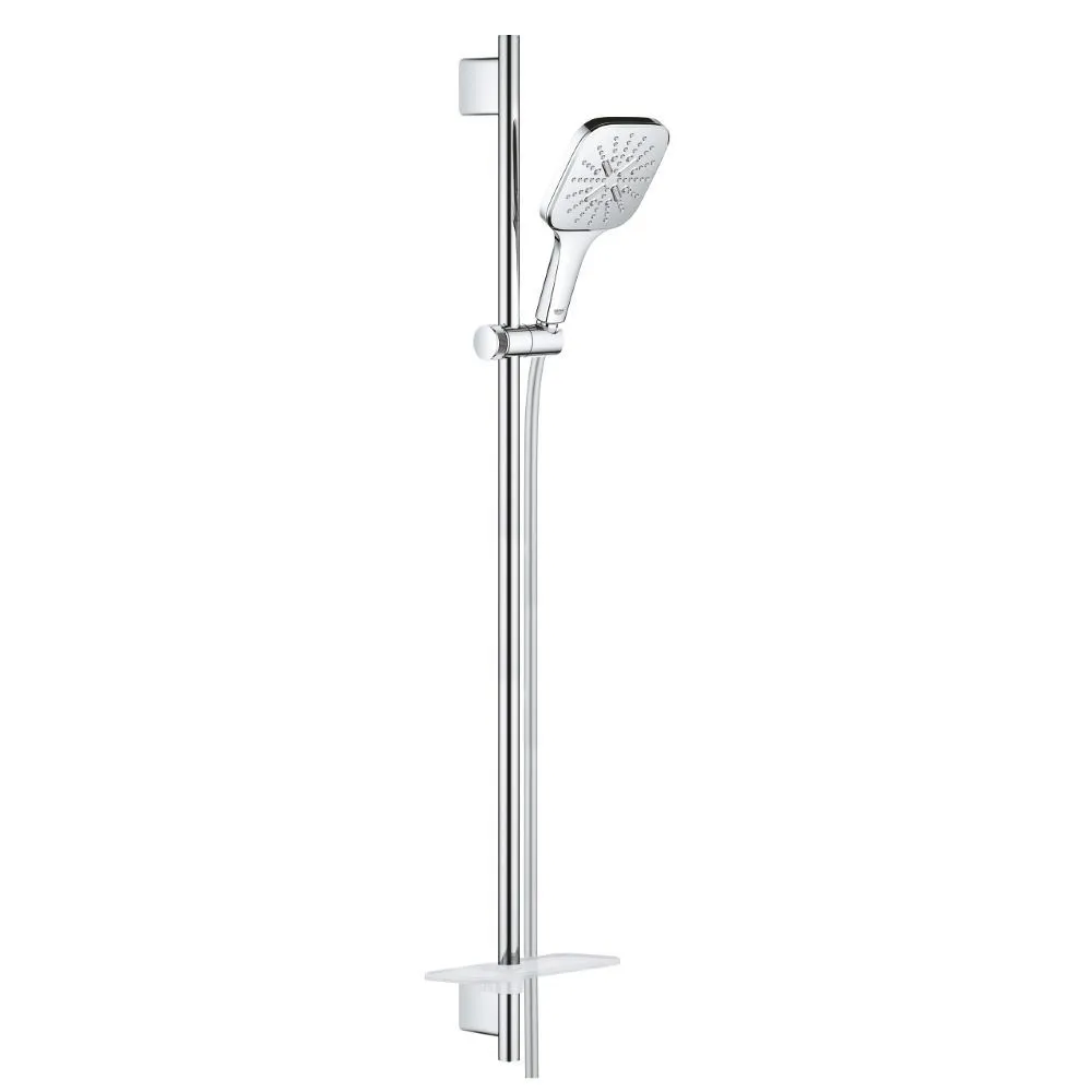 GROHE RAINSHOWER SMARTACTIVE 130 CUBE 滑桿組