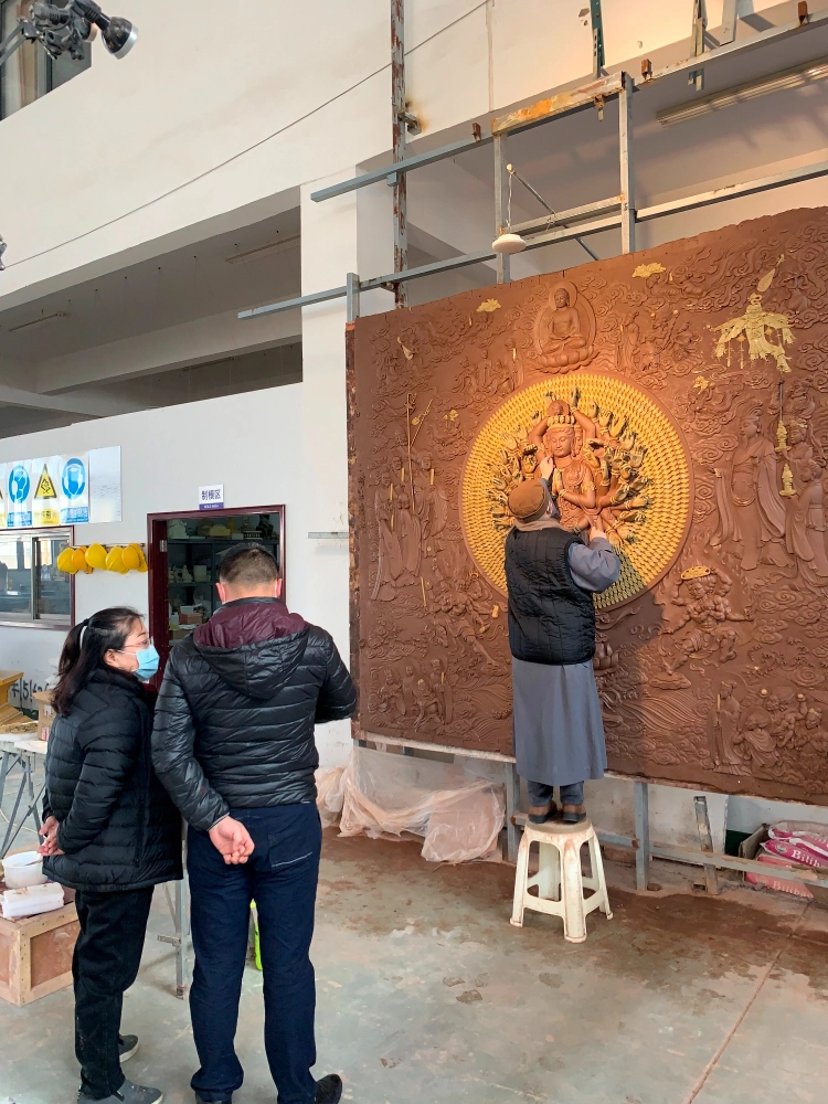 訂製工藝品過程