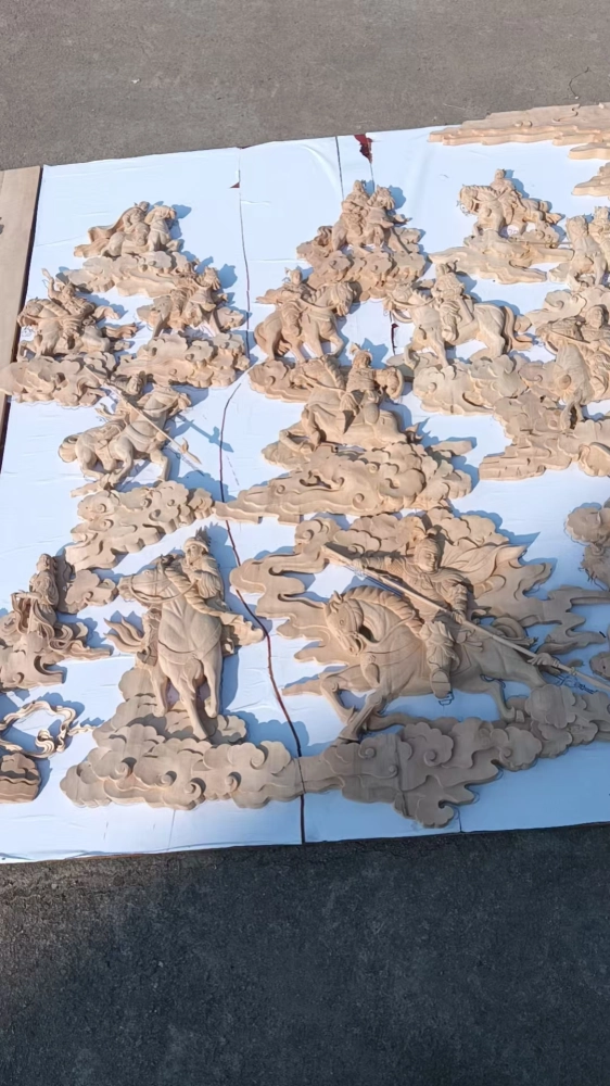 格薩爾王銅雕壁畫