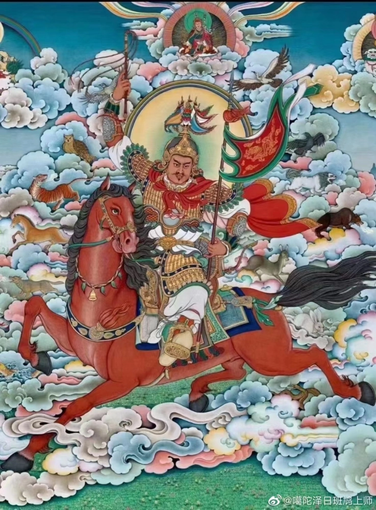 格薩爾王銅雕壁畫