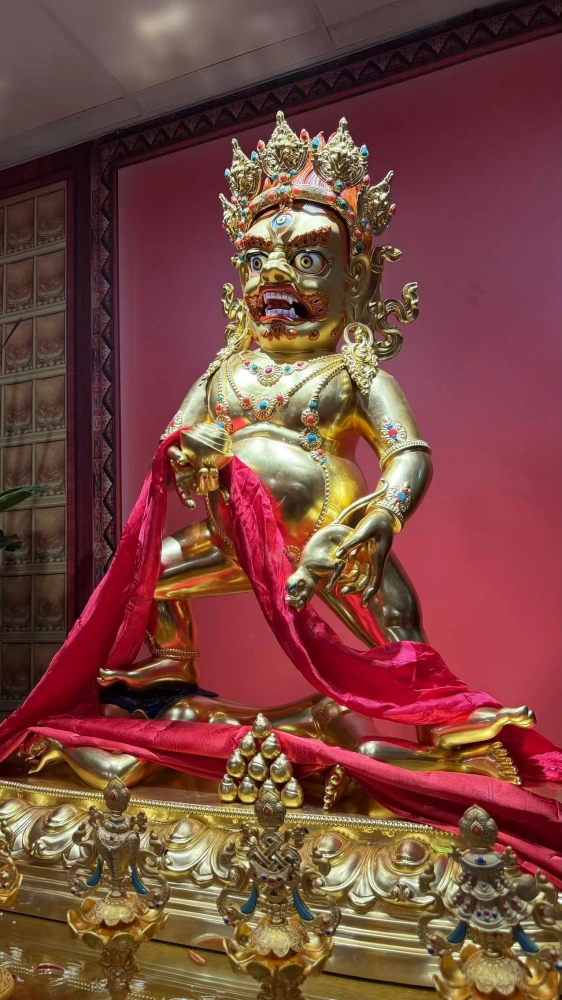 藏傳鑄銅財神訂製