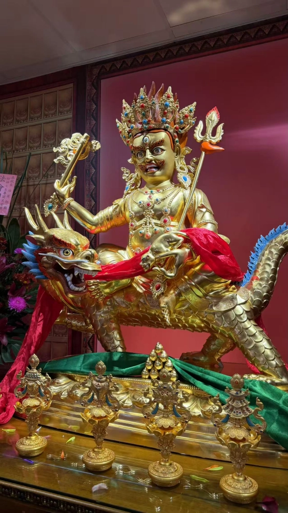 藏傳鑄銅財神訂製