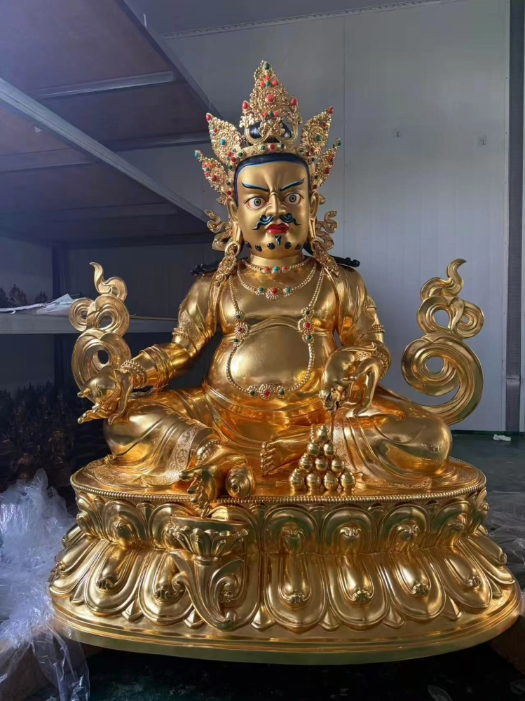 藏傳鑄銅財神訂製