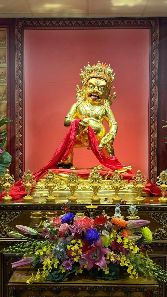 藏傳鑄銅財神訂製