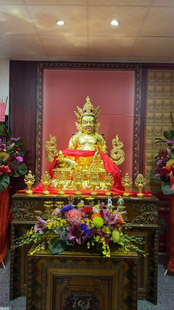 藏傳鑄銅財神訂製