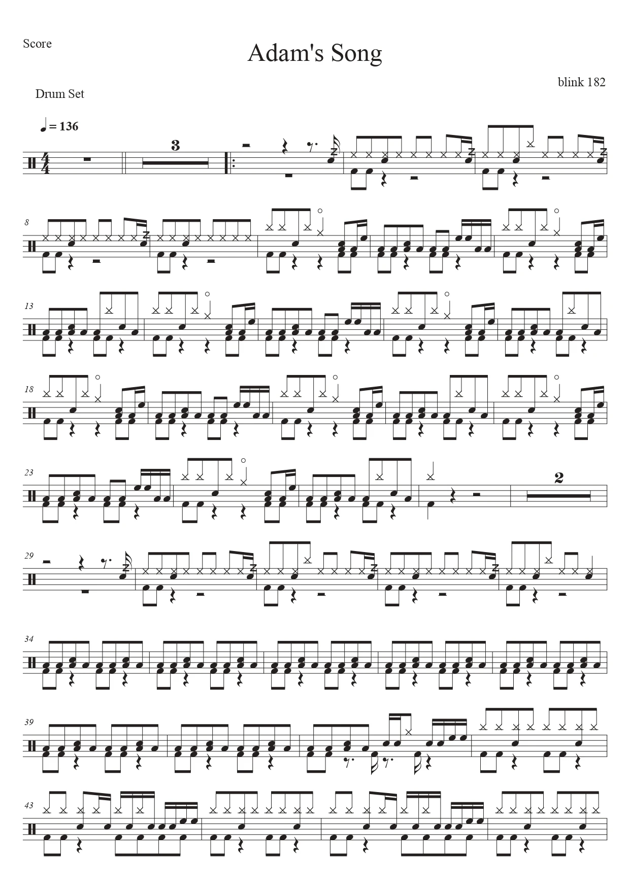 Adam's Song