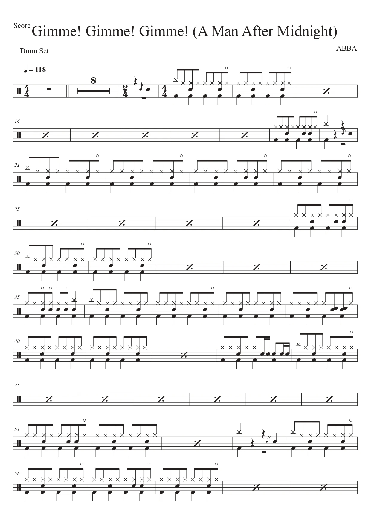 Gimme! Gimme! Gimme! (A Man After Midnight)