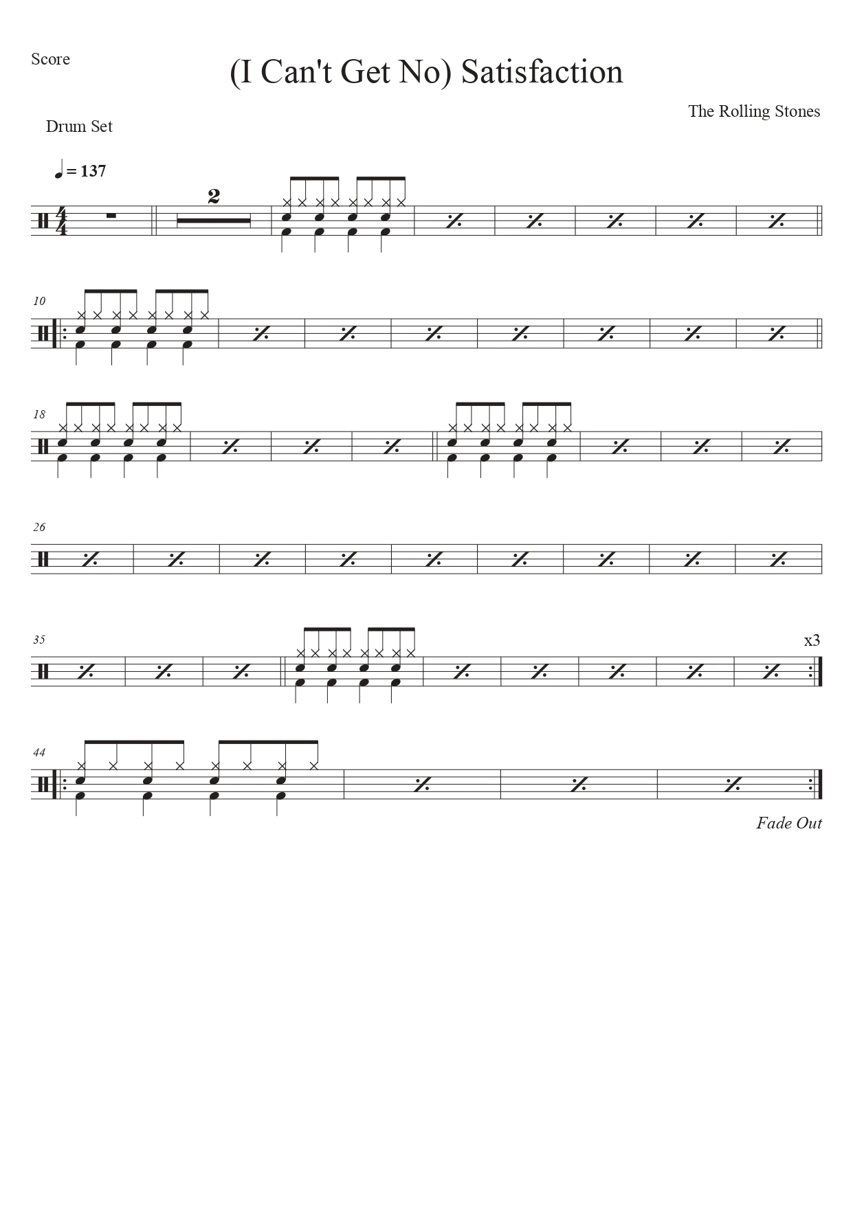 (I Can't Get No) Satisfaction