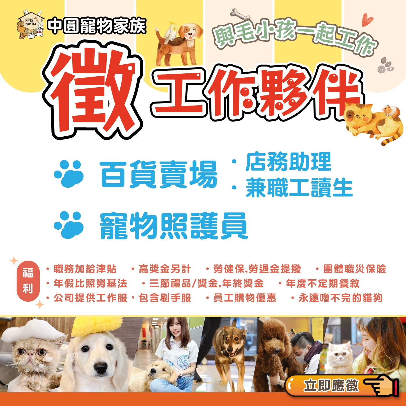 誠徵!工作夥伴~Join Us