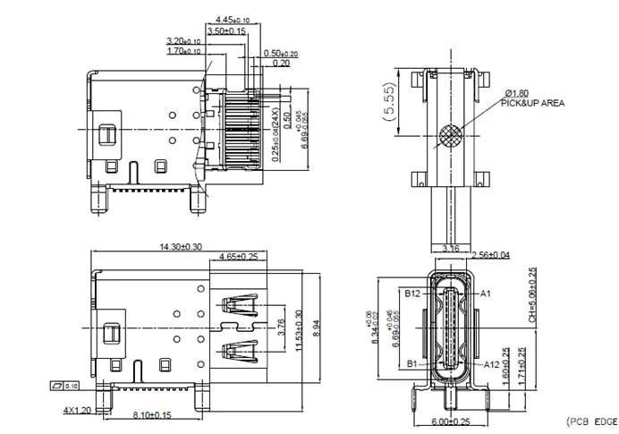打破空間限制：TZYR HWEY (T.H.) 深度解析 USB Type-C 24 PIN UPRIGHT SMT 垂直連接器