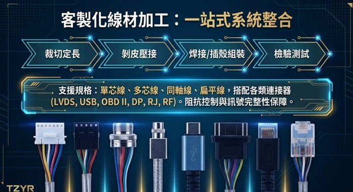 一針一線決定設備壽命！TZYR HWEY (T.H.) 深度解析線束加工的五大品質硬指標