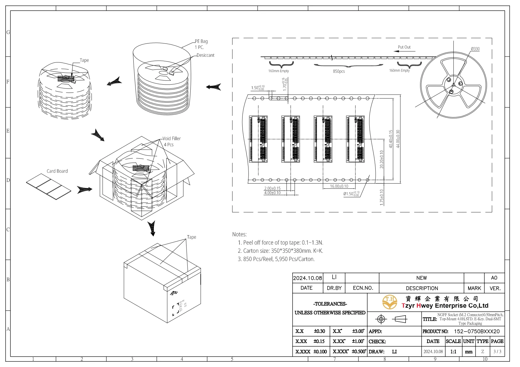 NGFF Socket 4.0H,E-Key