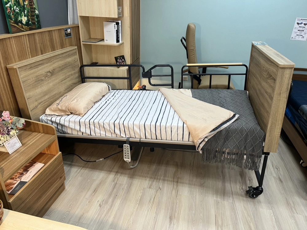 可傾斜正負11度的四馬達電動床