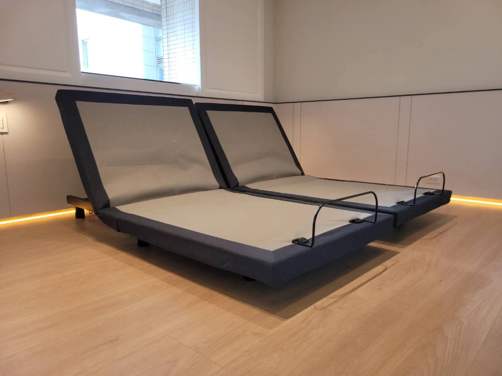 美規震動按摩電動調整床架》單人二張合併