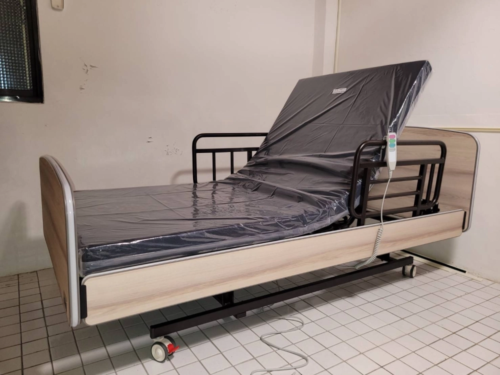 暖心電動床，搭配4D透氣分壓床墊
