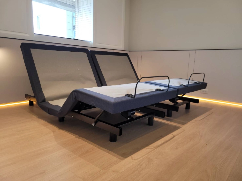 美規震動按摩電動調整床架》單人二張合併