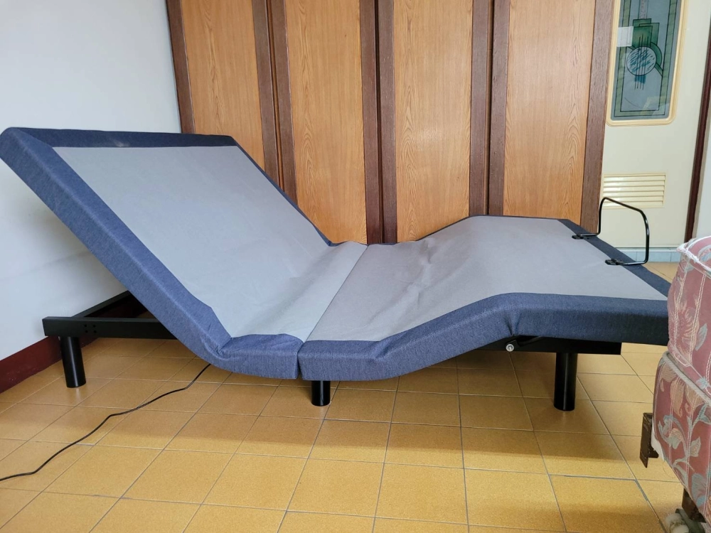 震動按摩功能+電動調整床架(美國規格QN尺寸）