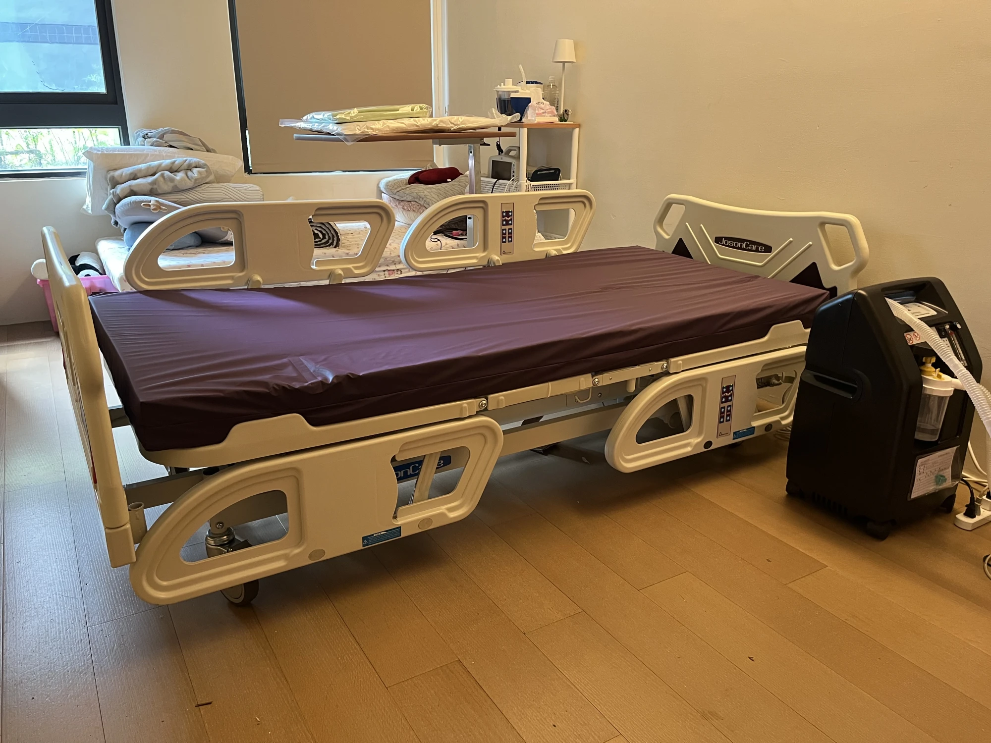 旗艦型電動床ES-05HDS(左右床側扶手設有操作面板）