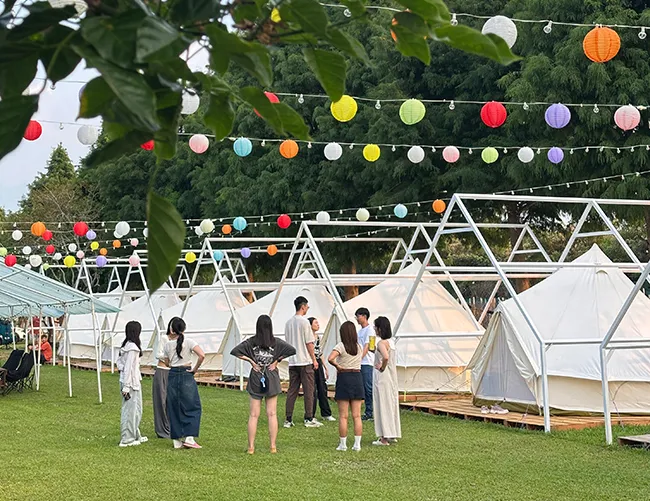 不用準備太多，就能住進農村的夜晚。