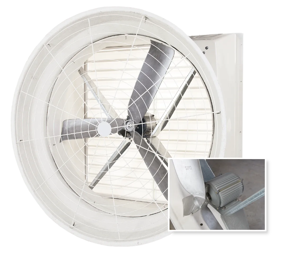 SL007-三葉鋁合金葉片馬達直接式