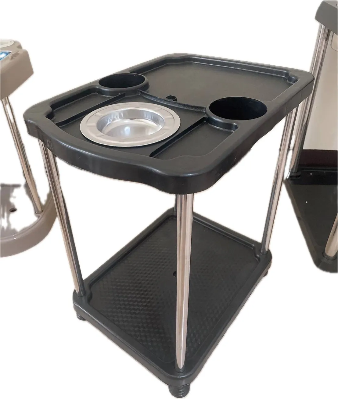 落地塑膠茶几一組/兩個