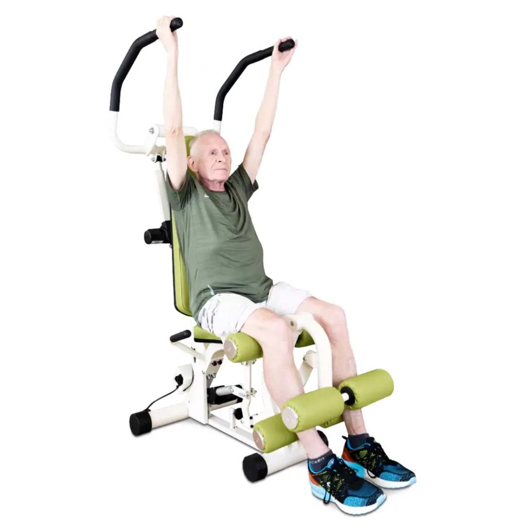 等速手部上推下拉/腿部前踢勾腳四核心訓練