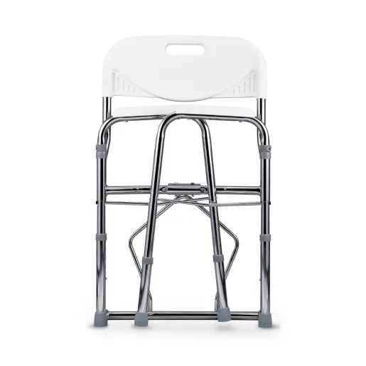 NOVA光星 8700EB標準收合型(軟坐墊) 鐵製 洗澡便盆椅