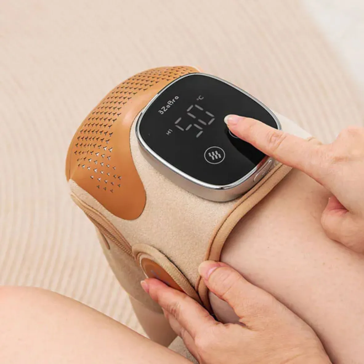【3ZeBra】好膝力 Pro｜長效鎖溫膝部按摩器 (單隻)