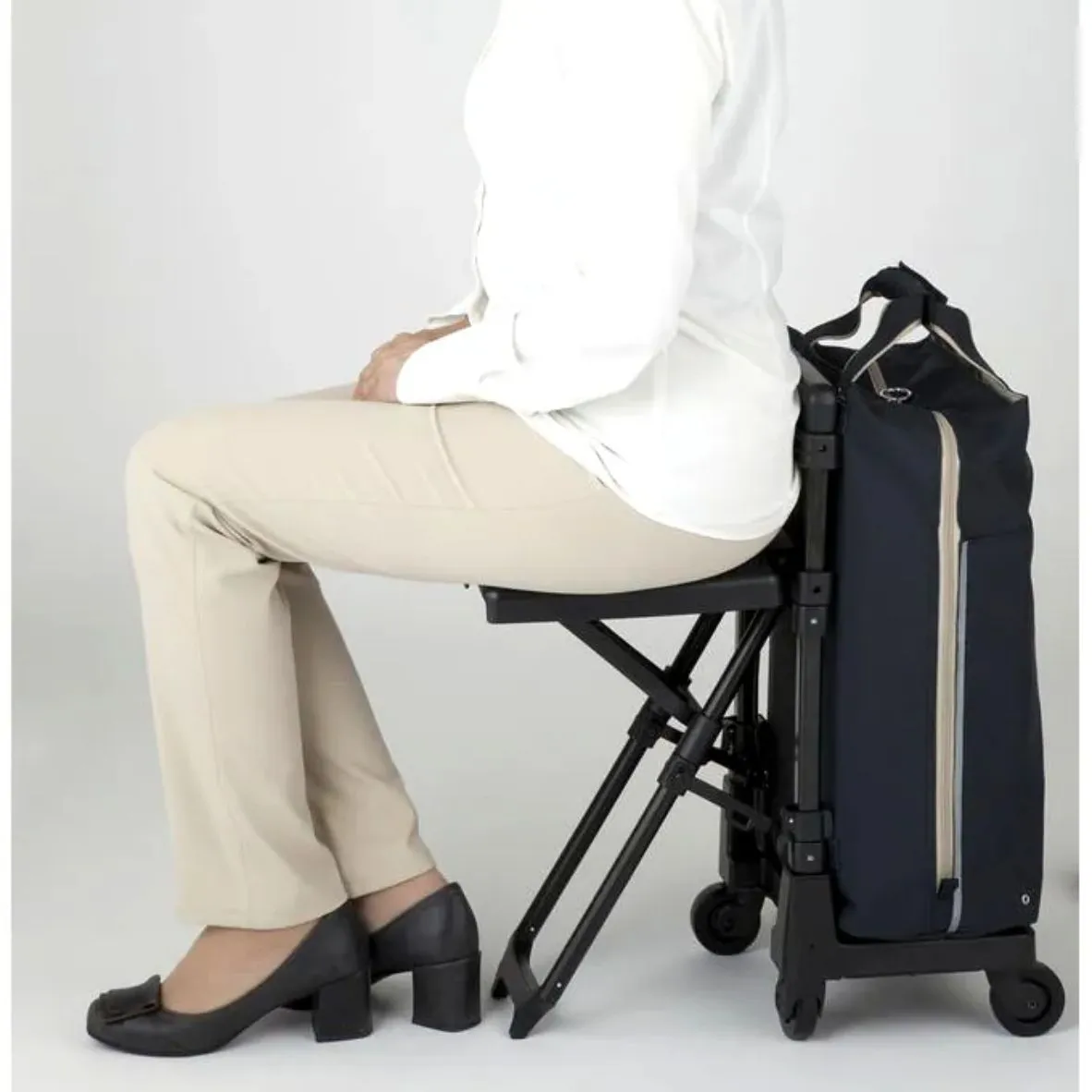 【SWANY】隨身行李箱 附椅 (輕巧)