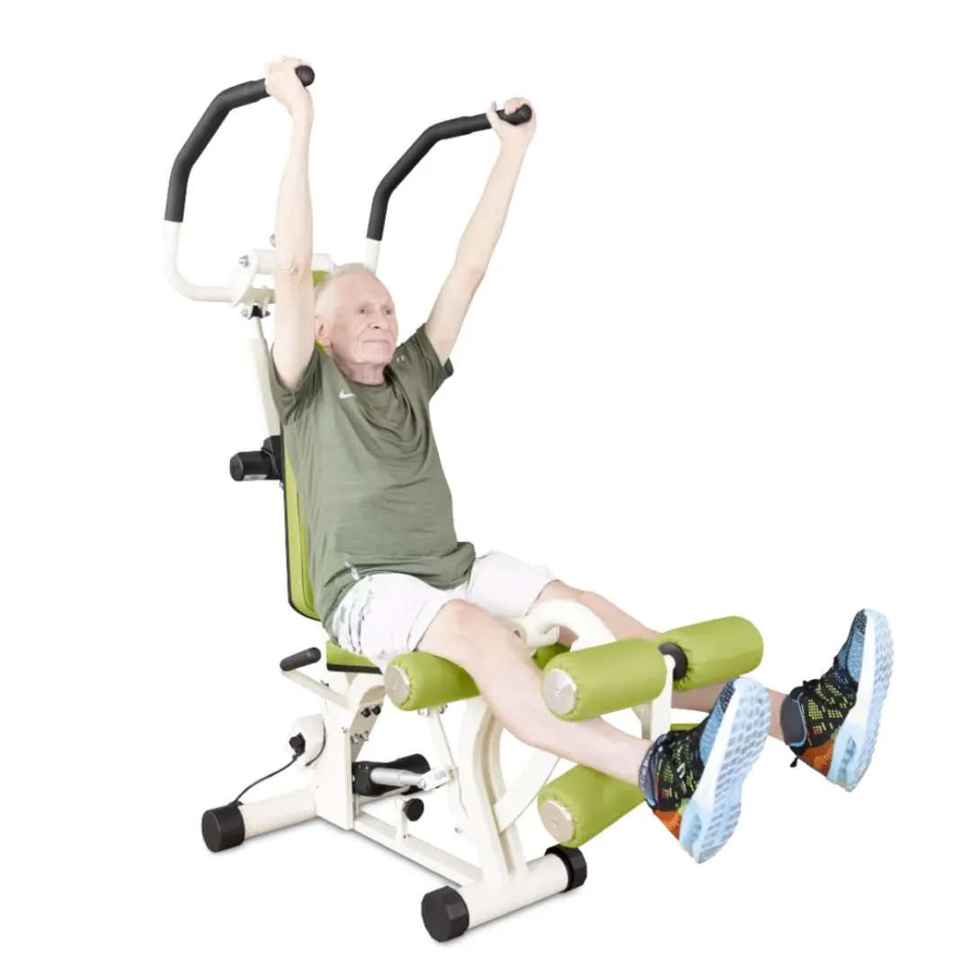 等速手部上推下拉/腿部前踢勾腳四核心訓練