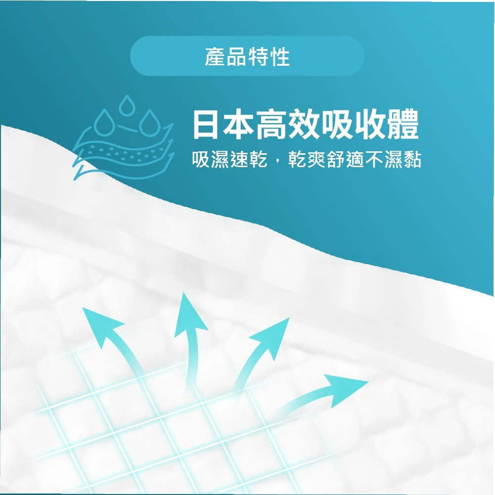 鎖水親膚快換尿片(夜用) (28片x6包/箱)